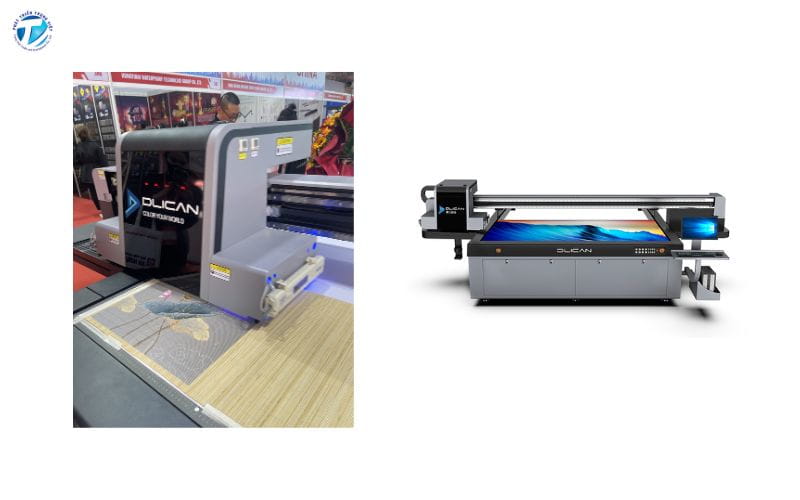 Máy in tranh tráng gương hiện đại, cao cấp - Máy in UV Dlican